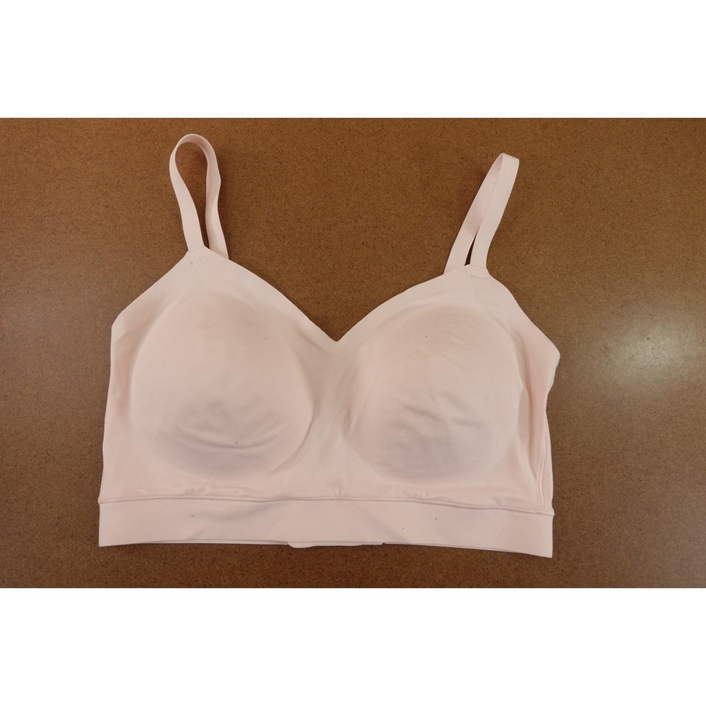 Floatley Womens Size Medium Pink Cozy Padded Comfort Wirefree Seamless Bra New